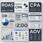 displaying key digital marketing metrics