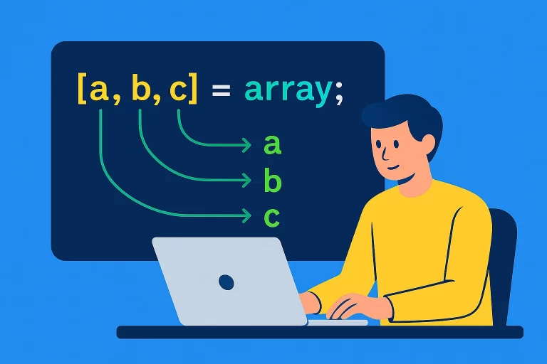Array destructuring in javascript