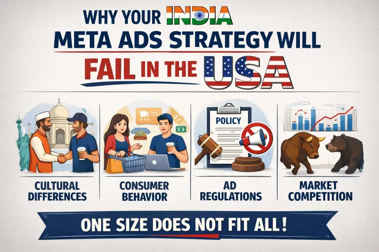Why Your India Meta Ads Strategy Will Fail in the USA