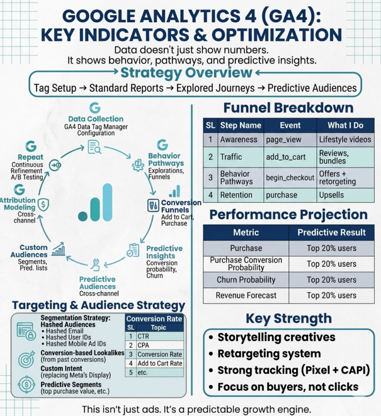 Google Analytics 4 key indicators and optimization